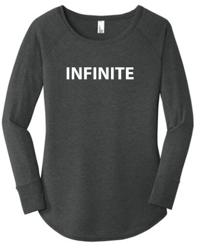District ® Women’s Perfect Tri ® Long Sleeve Tunic Tee - Black Frost