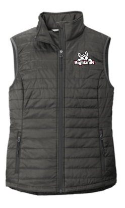 Port Authority® Women's Packable Puffy Vest - Grey
