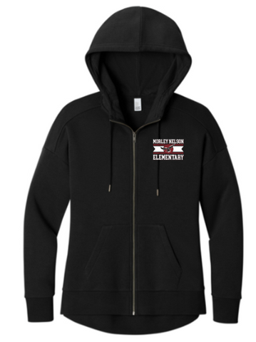 District® Women’s Perfect Weight® Fleece Drop Shoulder Full-Zip Hoodie