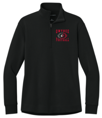 Port Authority® Women’s Wearever Signature Double Pique 1/4-Zip - Black