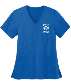 Wink® Women’s Premiere Flex™ V-Neck Top - Royal