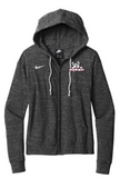 Nike Ladies Gym Vintage Full-Zip Hoodie - Black