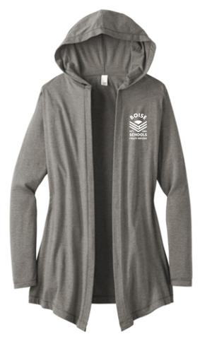 District ® Women’s Perfect Tri ® Hooded Cardigan - Grey