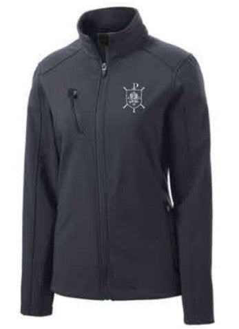 Port Authority® Women's Welded Soft Shell Jacket - Battleship Grey