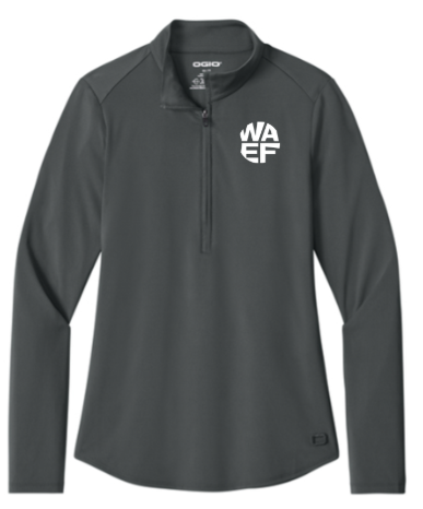 OGIO® Women’s Regain 1/2-Zip - Grey
