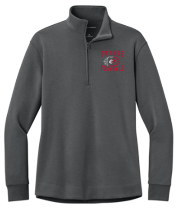Port Authority® Women’s Wearever Signature Double Pique 1/4-Zip - Storm Grey