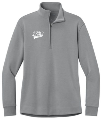 Port Authority® Women’s Wearever Signature Double Pique 1/4-Zip - Grey