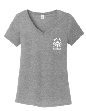 District ® Women’s Perfect Tri ® V-Neck Tee - Grey Frost