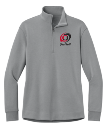 Port Authority® Women’s Wearever Signature Double Pique 1/4-Zip - Gusty Grey