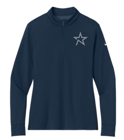 Nike Women’s Essential 1/2-Zip Cover-Up - Navy