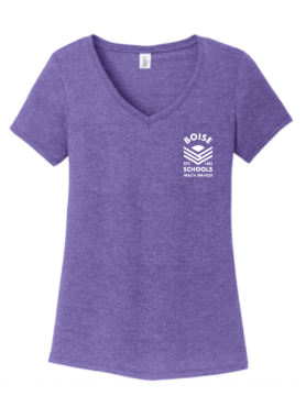 District ® Women’s Perfect Tri ® V-Neck Tee - Purple Frost