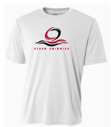 A4 Cooling Performance Short Sleeve Tee - White **NAME OPTION**