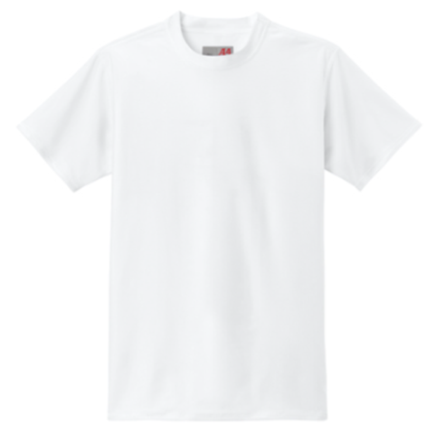 A4 Compression Short Sleeve Tee - White