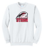 Port & Co® Core Fleece Crewneck Sweatshirt - White ***Name and Number Option***