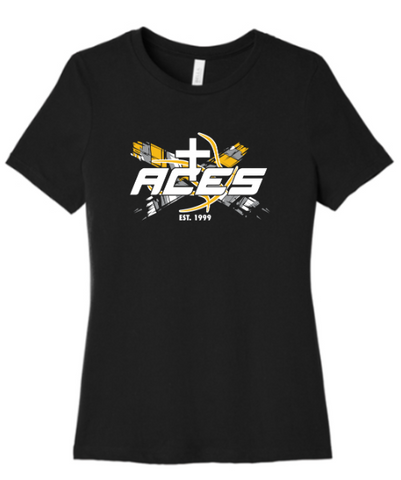 BELLA+CANVAS® Women’s Relaxed Triblend Tee - Black