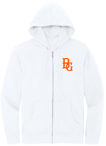 District® V.I.T.™ Fleece Full-Zip Hoodie - White