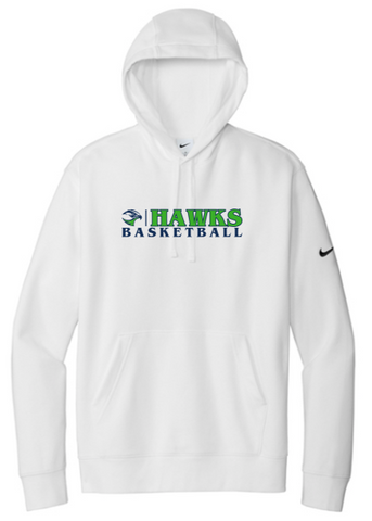 Nike Club Fleece Sleeve Swoosh Pullover Hoodie - White