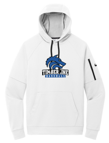 Nike Therma-FIT Pocket Pullover Fleece Hoodie - White