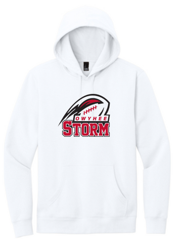 District® V.I.T.™ Fleece Hoodie - White ***Name and Number Option***