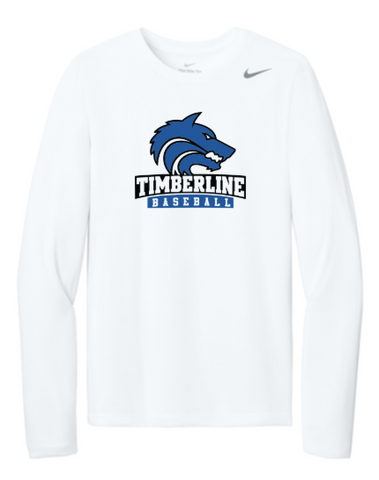 Nike Team rLegend Long Sleeve Tee - White
