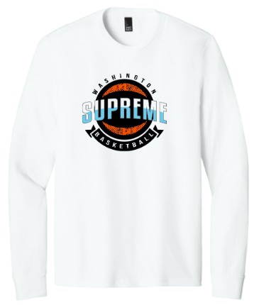 District ® Perfect Tri ® Long Sleeve Tee - White
