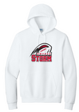 Port & Co® Essential Fleece Pullover Hooded Sweatshirt - White ***Name and Number Option***