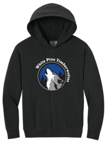Comfort Colors® Youth Lightweight Hooded Sweatshirt - Black
