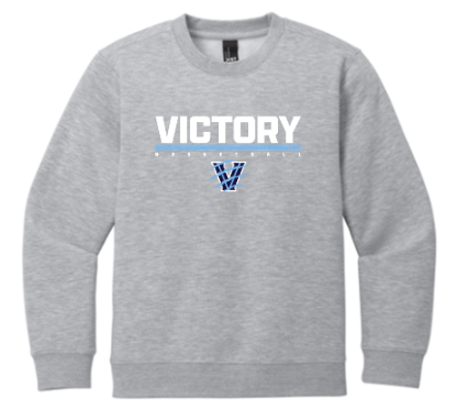 District® Youth V.I.T.™ Fleece Crew - Grey