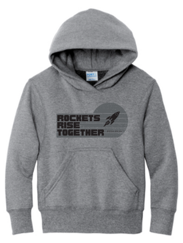 Port & Co™ Youth Core Fleece Pullover Hooded Sweatshirt - Athletic Heather