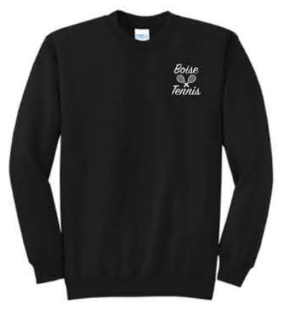 Port & Company® Core Fleece Crewneck Sweatshirt - Black