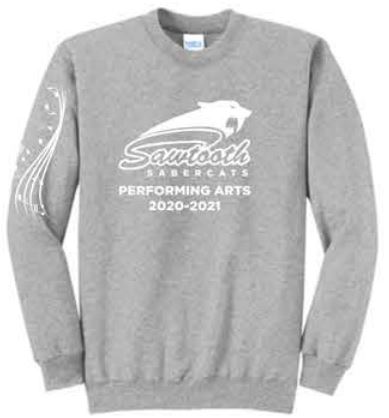 Port & Company® Core Fleece Crewneck Sweatshirt - Grey