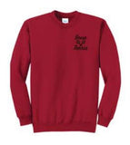 Port & Company® Core Fleece Crewneck Sweatshirt - Red