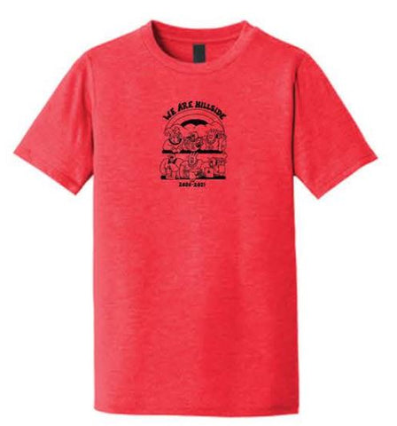 District ® Perfect Tri ® Tee- Red Frost