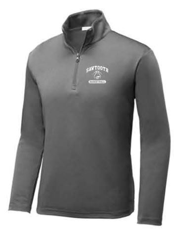 Sport-Tek ®Youth PosiCharge ®Competitor ™1/4-Zip Pullover - Grey Concrete