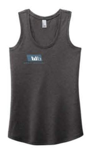 District ® Women’s Perfect Tri ® Racerback Tank - Heathered Charcoal