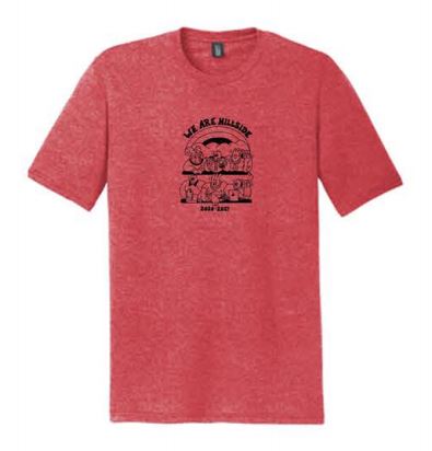 District ® Perfect Tri ® Tee - Red Frost